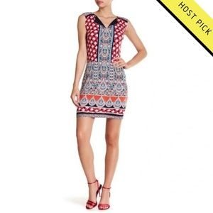 HP | Laundry by Shelli Segal Printed Jersey Dress